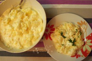 Salata de cartofi cu oua si smantana
