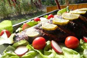 Crap cu za 'atar - la cuptor