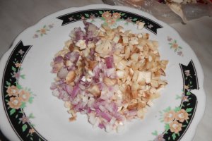 Ciuperci umplute, la cuptor