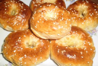 Covrigi Bagels cu miere