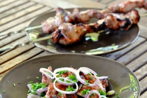 шашлык- frigarui  de porc