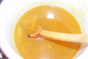 Supa crema de conopida cu curry