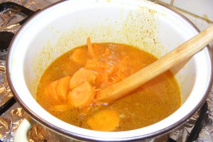 Supa crema de conopida cu curry