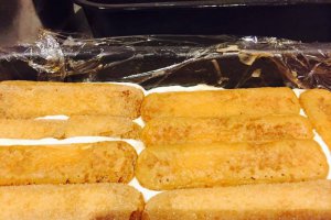 Chec tiramisu cu ciocolata