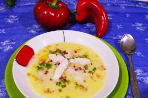 Kotosupa avgolemono-supa greceasca - Supa cu nr . 200