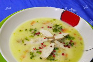 Kotosupa avgolemono-supa greceasca - Supa cu nr . 200