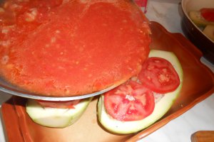 Barcute de dovlecei umpluti