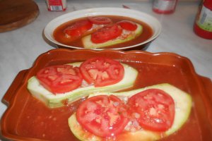 Barcute de dovlecei umpluti