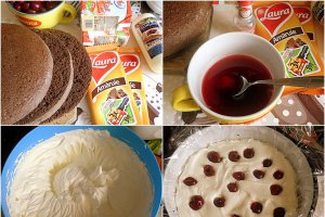 Tort cu mascarpone si visine