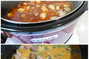Gulas gatit la slow cooker Crock-Pot