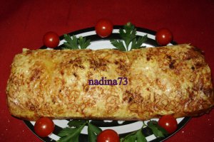 Rulada cu ciuperci si sunca