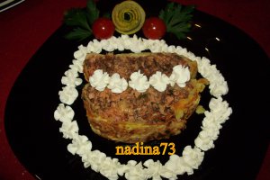 Rulada cu ciuperci si sunca
