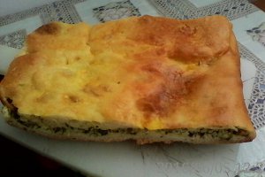 Placinta cu branza, marar si ceapa