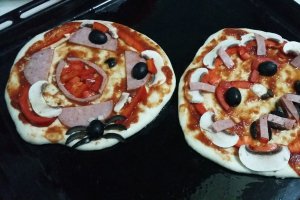 Pizza de Halloween