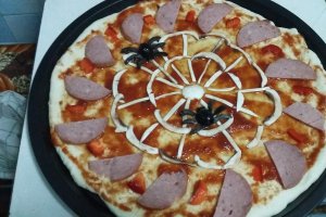 Pizza de Halloween