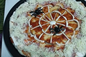 Pizza de Halloween
