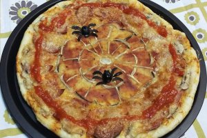Pizza de Halloween