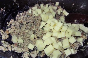 Placinta cu carne tocata si cascaval
