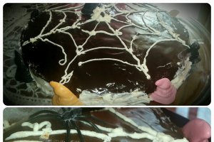 Prajitura Donauwelle pentru Haloween