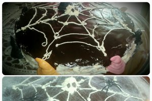 Prajitura Donauwelle pentru Haloween