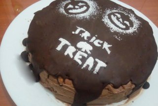 Tort de biscuiti (Pentru Halloween)