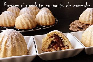 Fursecuri umplute cu pasta de curmale