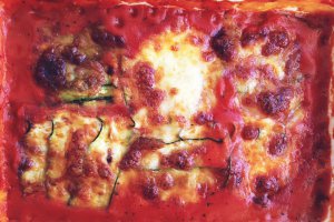 Ravioli din dovlecei umpluti cu branza feta si spanac