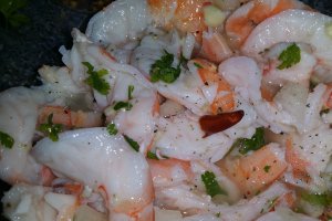 Ceviche sau Creveti marinati