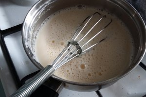 Desert cornete cu crema de vanilie si mascarpone
