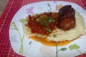 Costite afumate cu bere, la cuptor