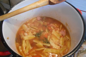 Ciorba de fasole verde si fasole boabe