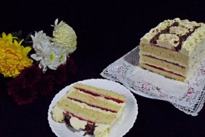 Prajitura cu jeleu si crema de lamaie
