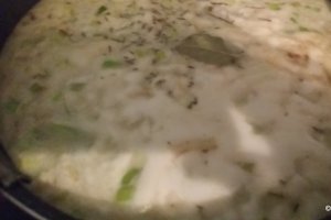 Supa de praz gratinata
