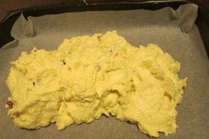 Prajitura cu fructe si nuca de cocos