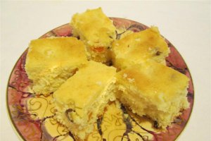 Prajitura cu fructe si nuca de cocos