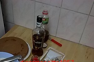 Tort de ciocolata cu crema de castane.