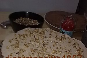Tort de ciocolata cu crema de castane.
