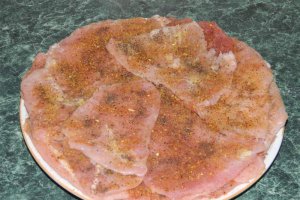 Snitele de porc crocante