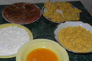 Snitele de porc crocante