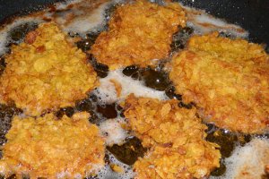 Snitele de porc crocante