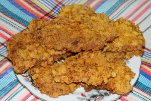 Snitele de porc crocante