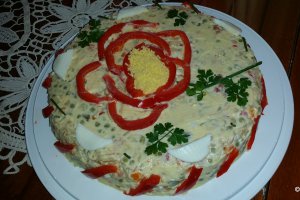 Rassols - Salata ruseasca cu somon si ton