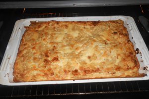 Placinta cu branza dulce si ciocolata alba