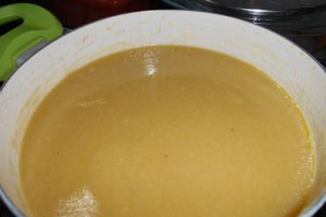 Supa crema de legume cu ardei copt