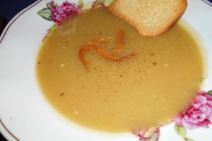 Supa crema de legume cu ardei copt