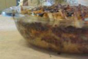 Tagliatelle cu dovlecei, ciuperci si carne tocata de tap