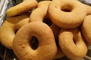 Gogosi glazurate de post, la cuptor
