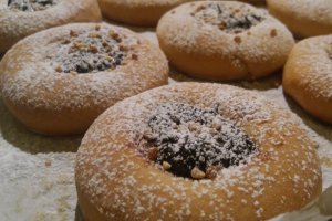 Gogosi glazurate de post, la cuptor
