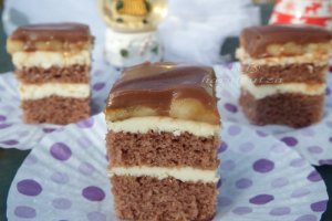 Prajitura cu crema mascarpone si banane