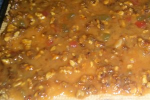 Napolitane cu caramel, rahat si nuci
